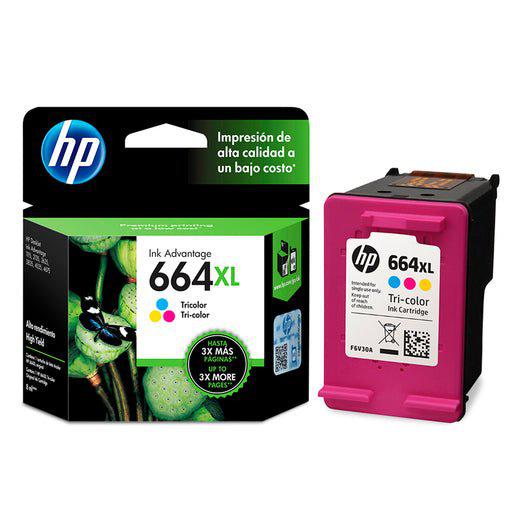 Tinta HP 664XL / 664 XL Color - F6V30AL | DesKjet 2675/3775 | 330 páginas - Panamá