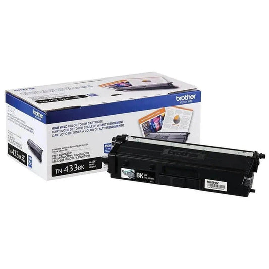 Toner Brother TN-433BK Negro | TN433BK | Para HL-L8260CDW / HL-L8360CDW / HL-L8360CDWT / MFC-L8610CDW / MFC-L8900CDW - Panamá