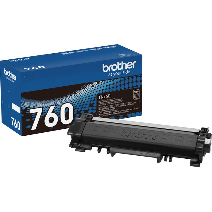 Toner Brother TN-760 | TN760 | Para HL-L2350DW / HL-L2390DW / HL-L2395DW / HL-L2370DW / MFC-L2710DW / MFC-L2750DW | 3,000 páginas - Panamá