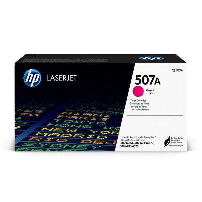 Toner Hp CE403A - 507A - Magenta | Para LaserJet Pro M570 | LaserJet Enterprise M551 / M575 - Panamá