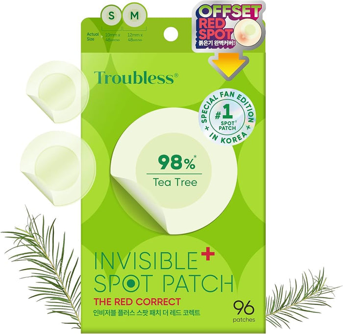 Troubless Invisible Spot Patch The Red Correct 96