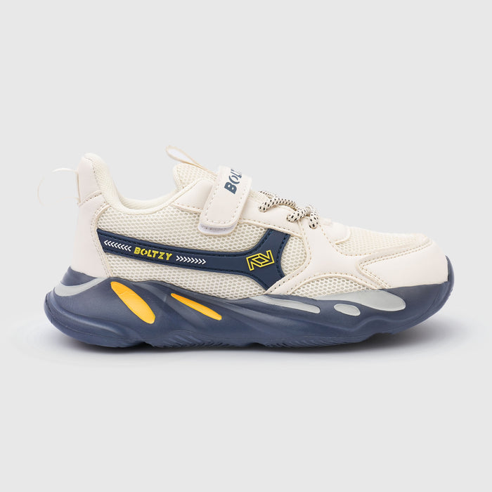 Unisex White AeroFlex Mesh Sports Shoes Active Comfort for Kids