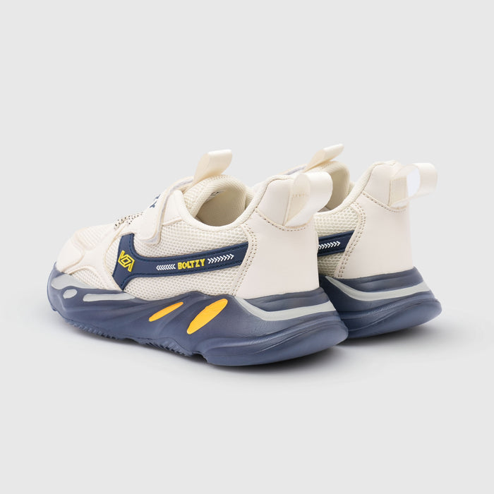 Unisex White AeroFlex Mesh Sports Shoes Active Comfort for Kids