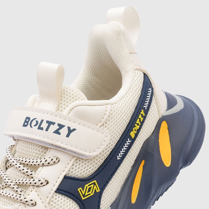 Unisex White AeroFlex Mesh Sports Shoes Active Comfort for Kids