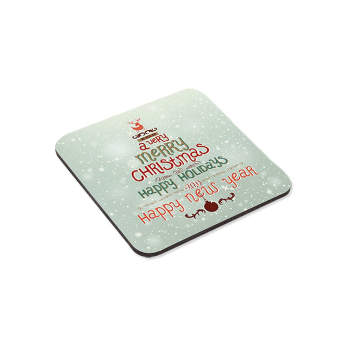 Unisub 3.75" Square Sublimation MDF Coaster with Cork Back - HeatPressNation