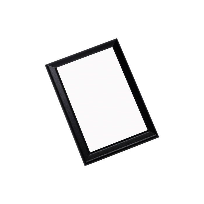 Unisub 5" x 7" Black Sublimation MDF Plaque with Ogee Edge - HeatPressNation