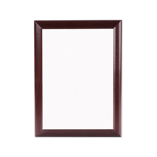Unisub 7" x 9" Cherry Sublimation MDF Plaque with Ogee Edge - HeatPressNation