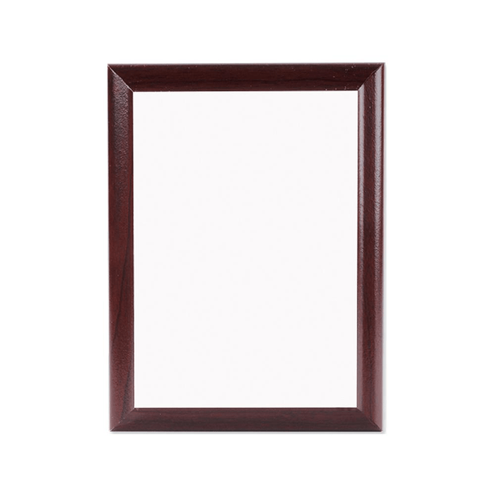 Unisub 8" x 10" Cherry Sublimation MDF Plaque with Ogee Edge - HeatPressNation