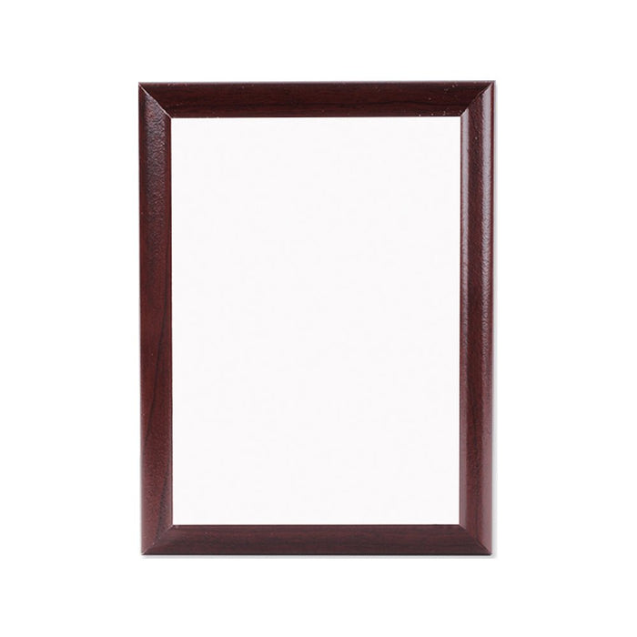 Unisub 9" x 12" Cherry Sublimation MDF Plaque with Ogee Edge - HeatPressNation