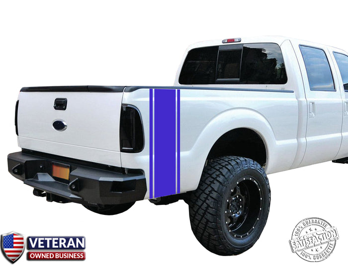 Universal 2Pin Stripe Bed stripe Vinyl Decal