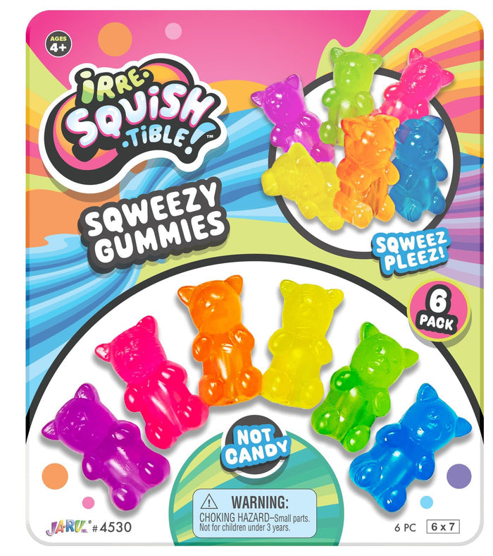US Toy: Sqweezy Gummy Bear Pencil Toppers