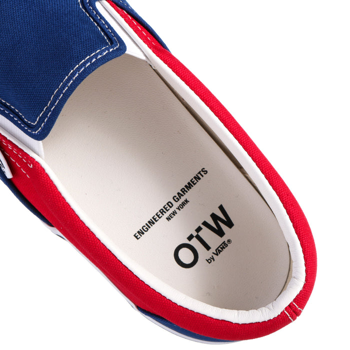 VANS OTW CLASSIC SLIP-ON 98 ENGINEERED GARMENTS RED / NAVY