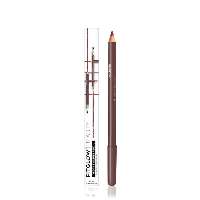 Vegan Eye Liner - Makeup - Fitglow Beauty - EyePencilLiner_single_Mulberry_box - The Detox Market | Mulberry
