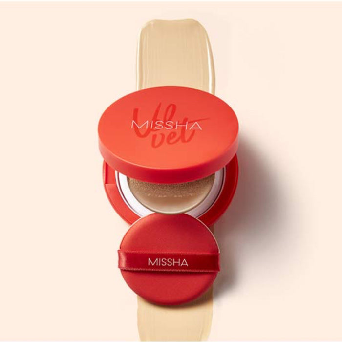 Velvet Finish Cushion SPF50+ PA+++ - Korean-Skincare