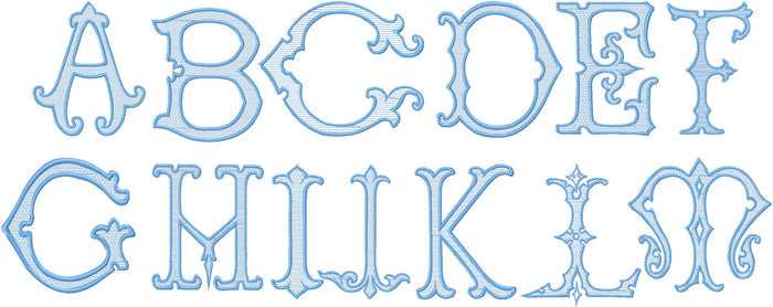 VINTAGE STRIPE MONOGRAM