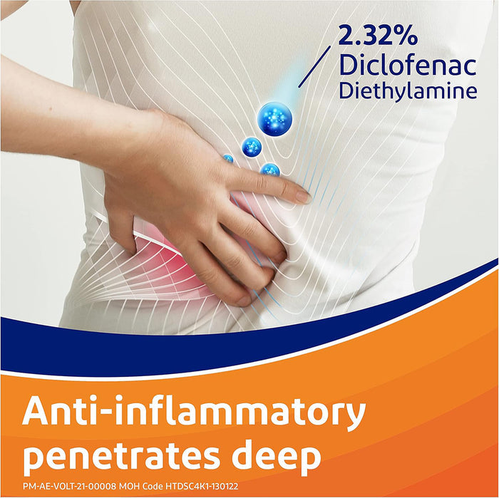 Voltaren Emulgel 2 Percent Diclofenac Pain Relief Gel - 100g, Medicine & Drugs