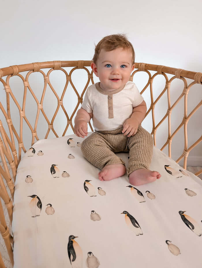 Waterproof Co Sleeper Fitted Sheet - Crosby