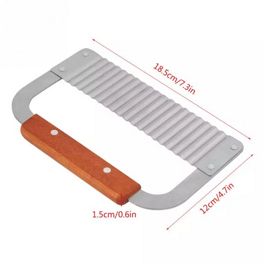 Wavy slicer cutter