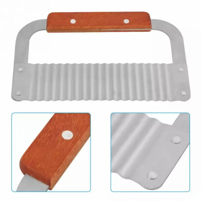 Wavy slicer cutter