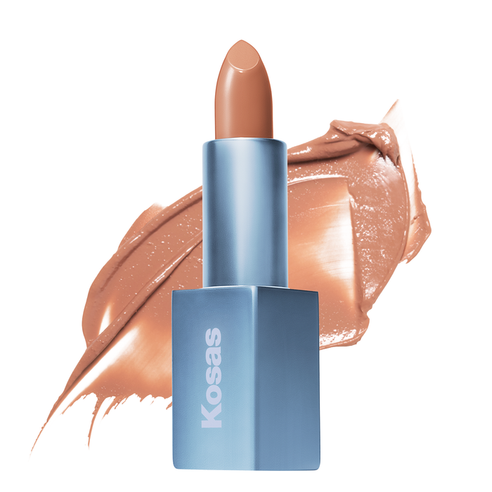 Weightless Lip Color Nourishing Satin Lipstick - Makeup - Kosas - PDP-Weightless-Sugar-High - The Detox Market | Sugar High - neutral baby peach