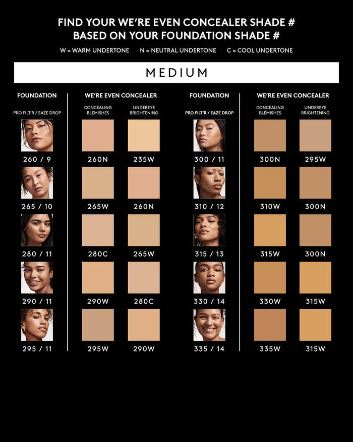 We're Even Mini Hydrating Longwear Concealer — 335W