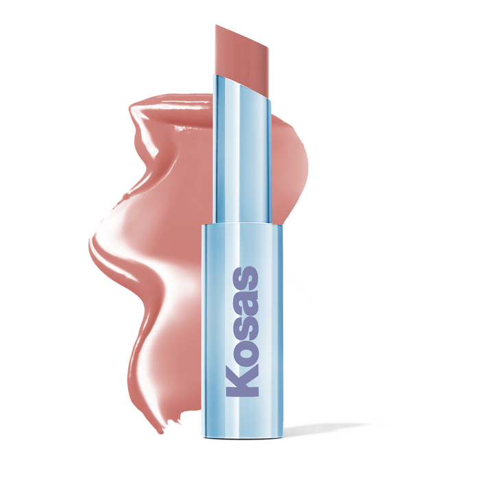 Wet Stick Moisture Lip Shine - Makeup - Kosas - PDP-WetStick-Island-Hot-Beach - The Detox Market | Hot Beach - warm rosy beige