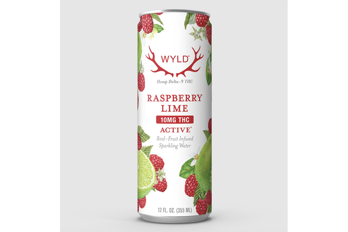 WYLD Raspberry Lime Active THC 10mg Drink - 4pk